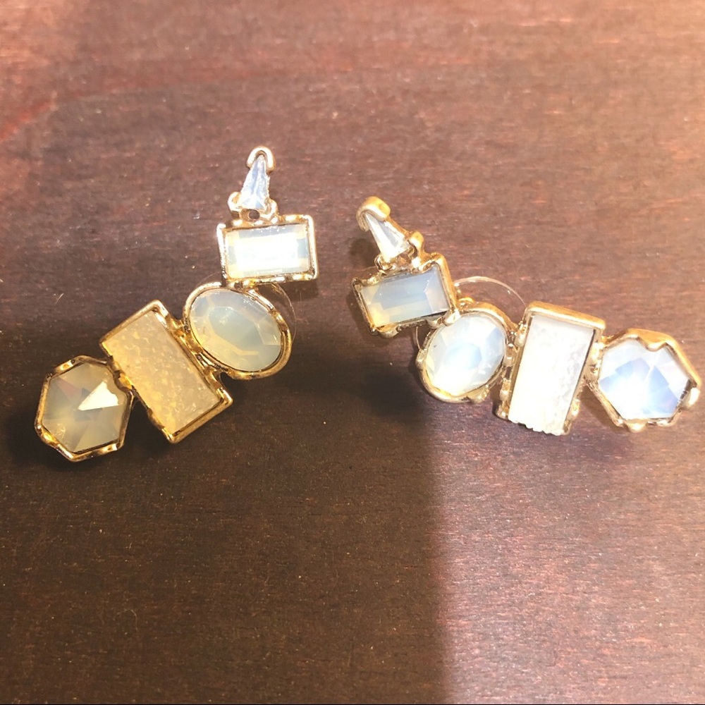 Ear Climbers Similar to Kendra Scott Ivory Gold